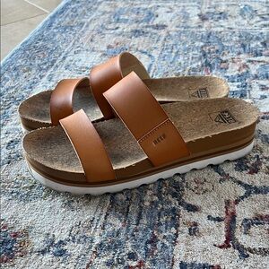 Reef Women's Brown Slide Sandals